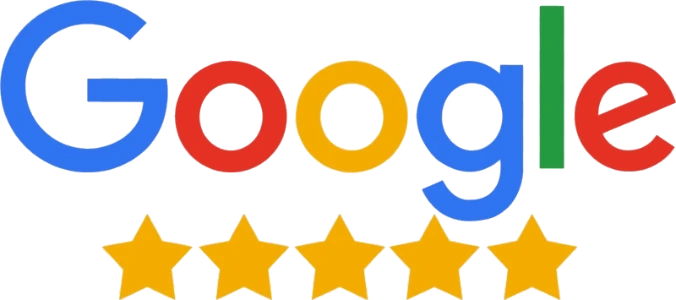 Five-star rating on Google reviews
