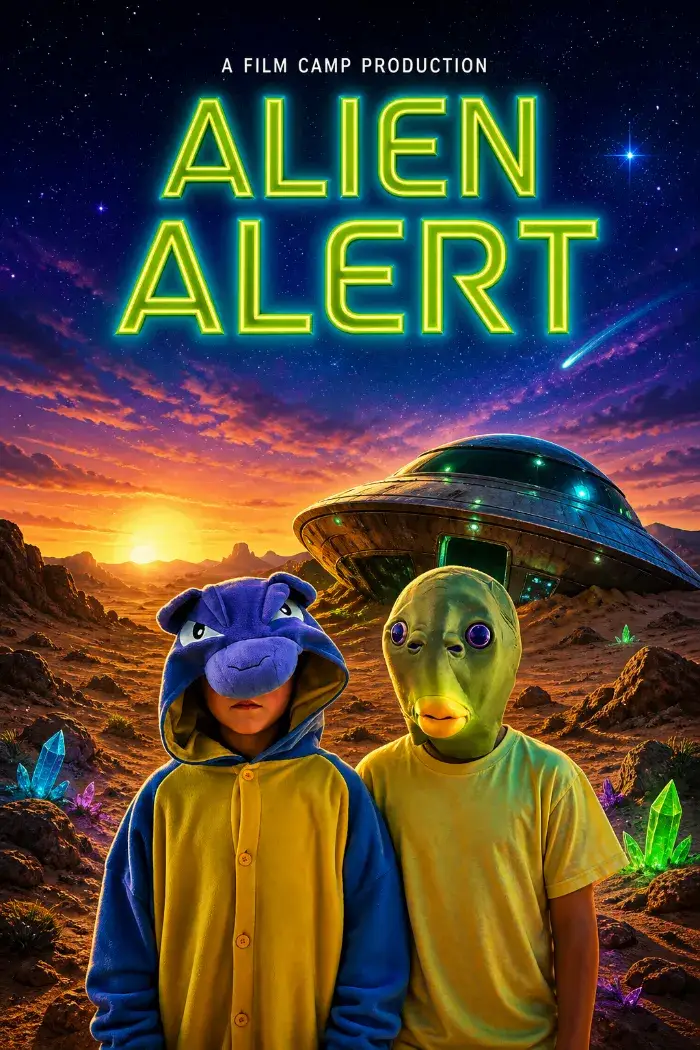 Alien Alert — a sci-fi short film written, shot and edited by kids at Film Camp