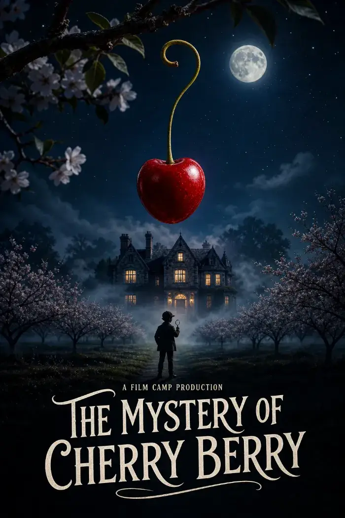 The Mystery of Cherry Berry — a mystery short film written, shot and edited by kids at Film Camp